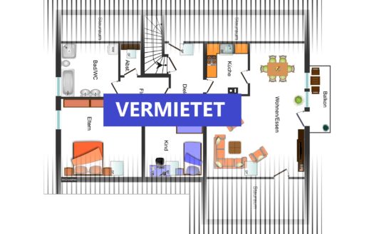 * WOHLFÜHLOASE – 3 Zimmer Wohnung m. Sonnenbalkon in Kirchhain